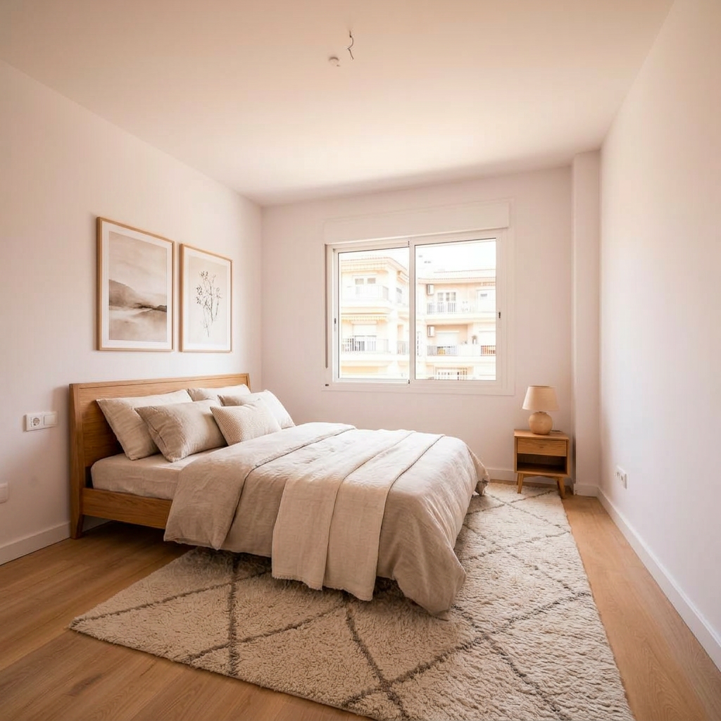 Bedroom — staged